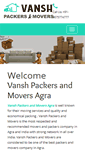 Mobile Screenshot of packersandmoversagra.com